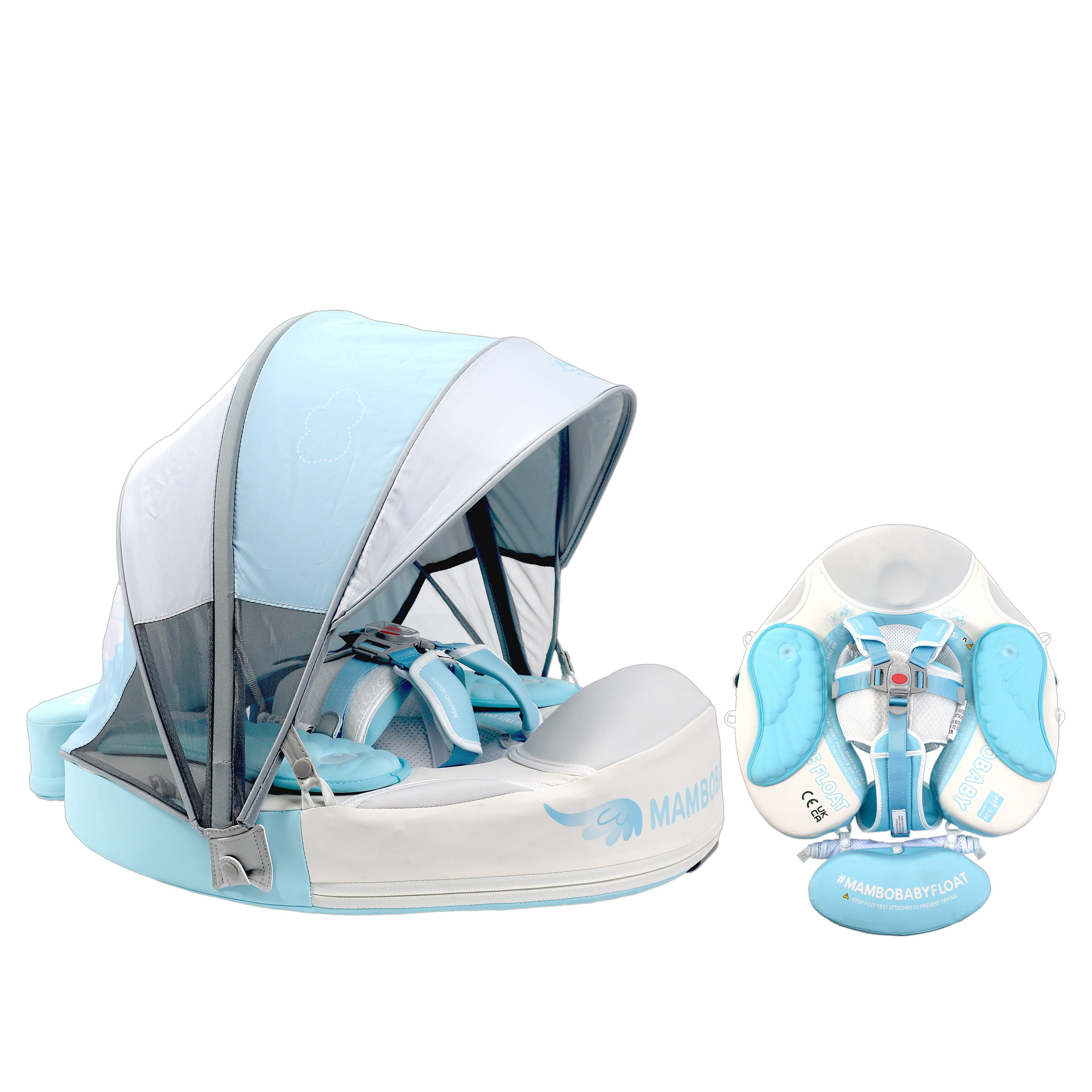 Mambobaby Float With Canopy And Tail Angel Wings – Mambobaby Float Shop