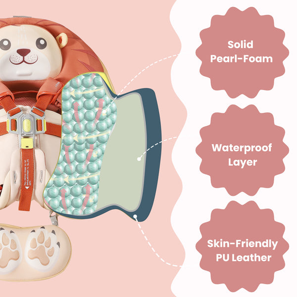 Mambobaby Air-Free Lion Chest Float with Full-Coverage