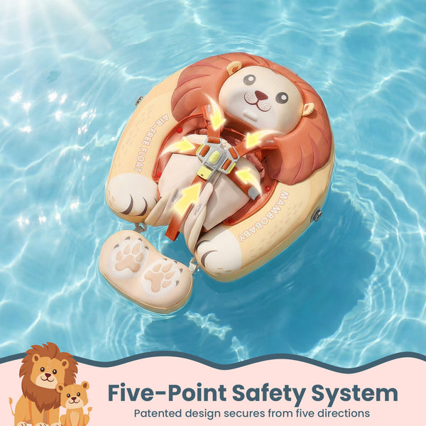 Mambobaby Air-Free Lion Chest Float with Full-Coverage