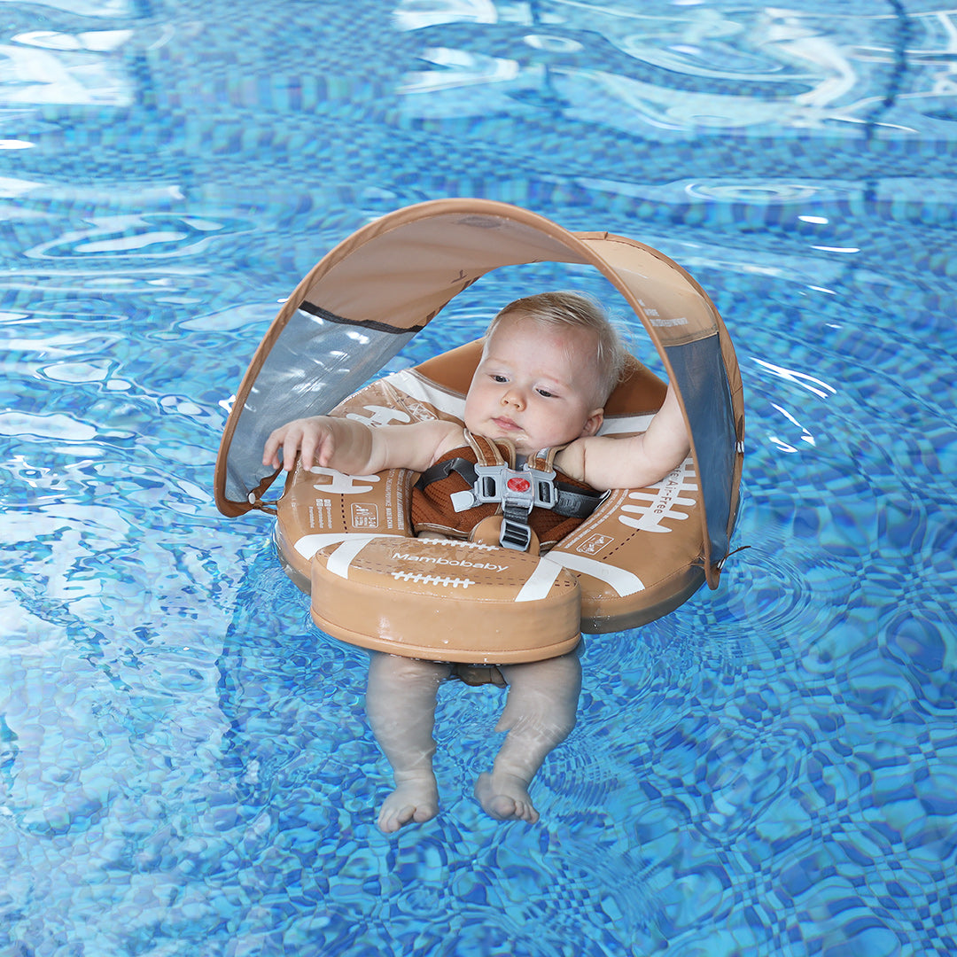 Mambobaby Air-Free American Football Chest Float with Flat Canopy