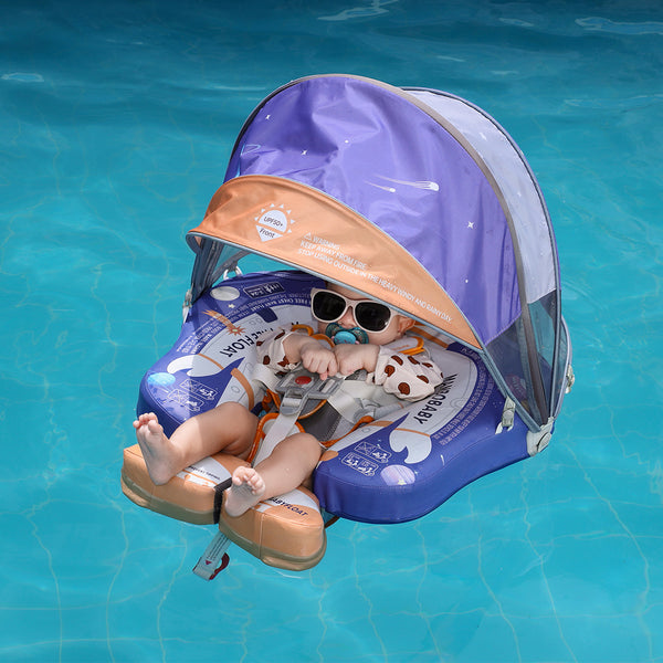 Mambobaby Air-Free Astronauts Chest Float with 3D Canopy
