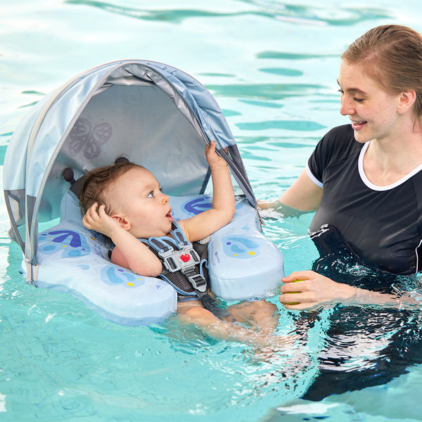 Mambobaby Air-Free Butterfly Chest Float with 3D Canopy