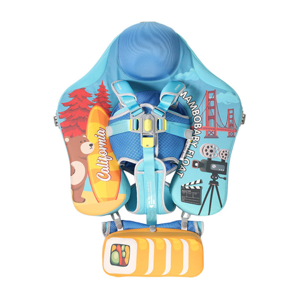 Mambobaby Air-Free California Chest Float with 3D Canopy
