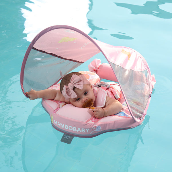 Mambobaby Air-Free Candy Chest Float with Flat Canopy