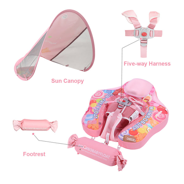 Mambobaby Air-Free Candy Chest Float with Flat Canopy