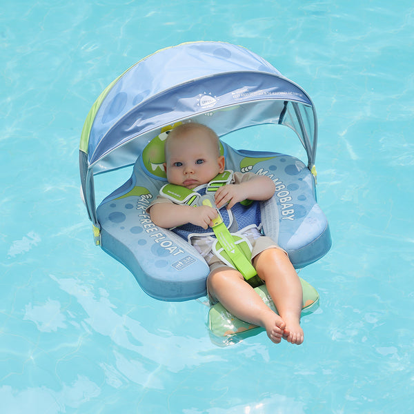 Mambobaby Air-Free Dino Jaw Chest Float with 3D Canopy