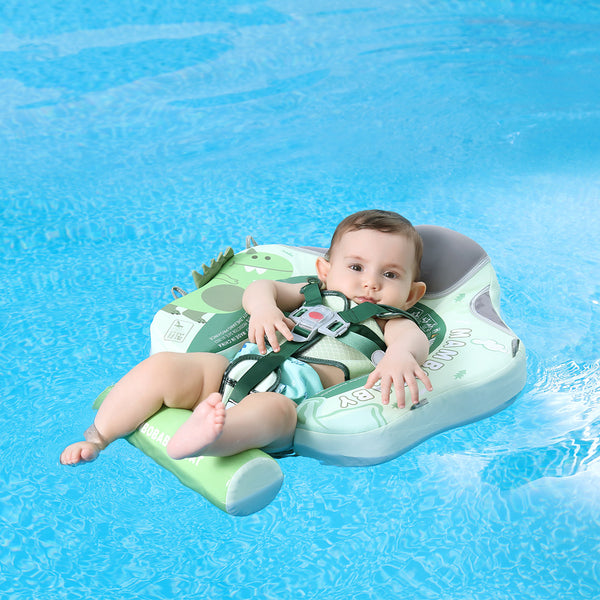 Mambobaby Air-Free Dinosaur Chest Float with Flat Canopy