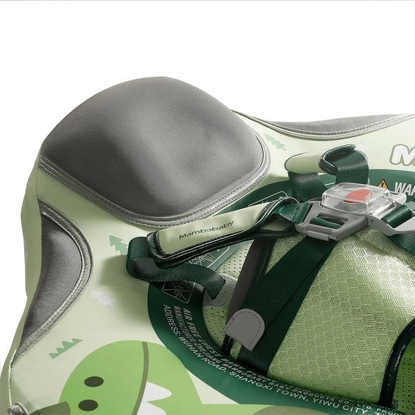 Mambobaby Air-Free Dinosaur Chest Float with Flat Canopy