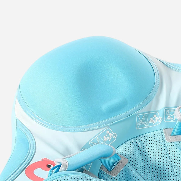 Mambobaby Air-Free Flamingo Chest Float with Flat Canopy