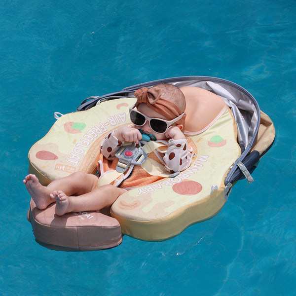 Mambobaby Air-Free Ice-cream Chest Float with 3D Canopy