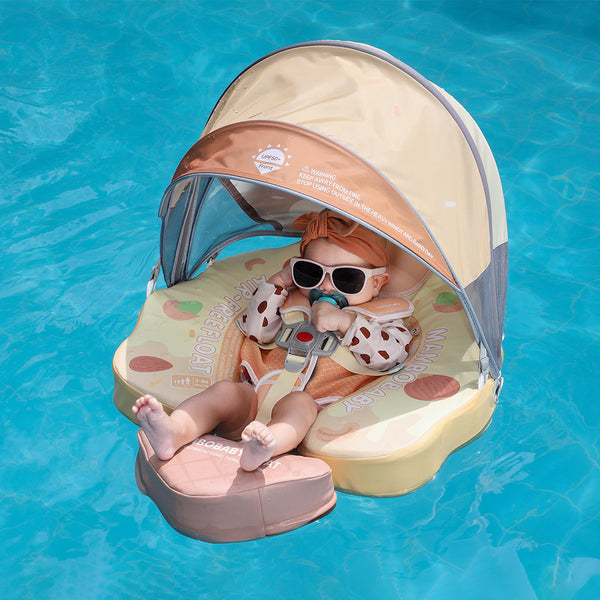 Mambobaby Air-Free Ice-cream Chest Float with 3D Canopy