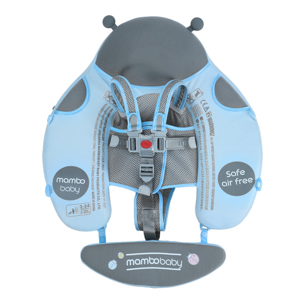 Mambobaby Air-Free Ladybug Chest Float with Flat Canopy