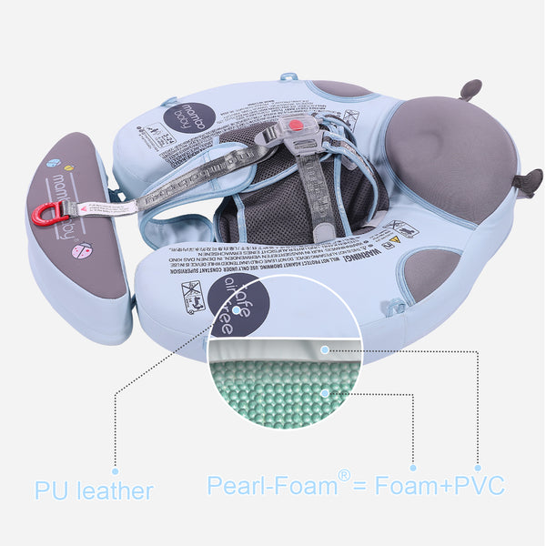 Mambobaby Air-Free Ladybug Chest Float with Flat Canopy