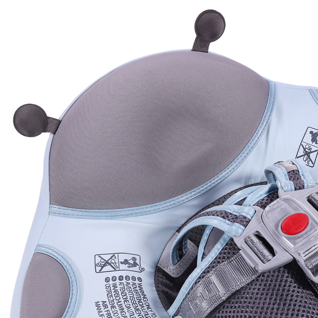 Mambobaby Air-Free Ladybug Chest Float with Flat Canopy