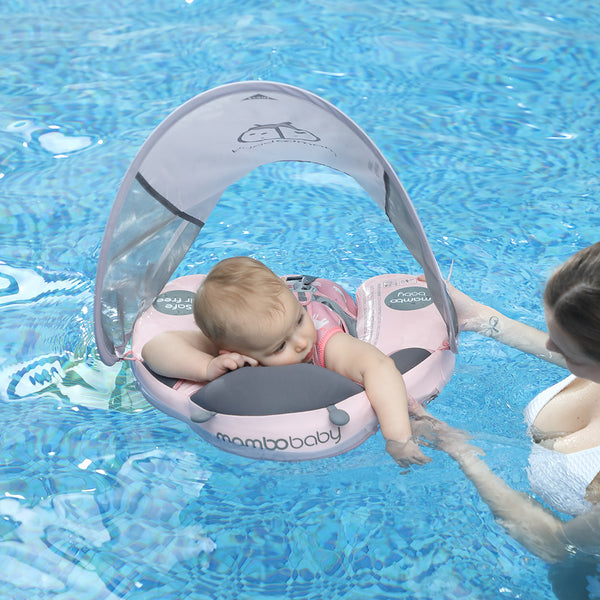 Mambobaby Air-Free Ladybug Chest Float with Flat Canopy