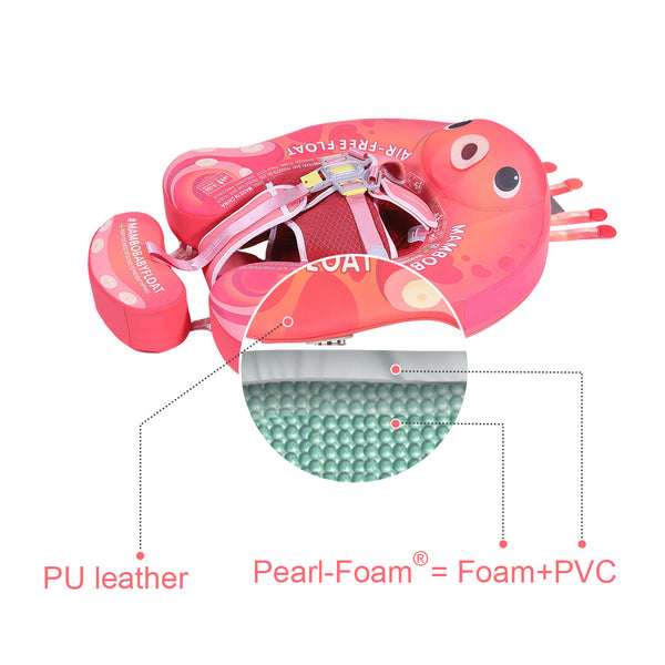 Mambobaby Air-Free Octopus Chest Float with 3D Canopy