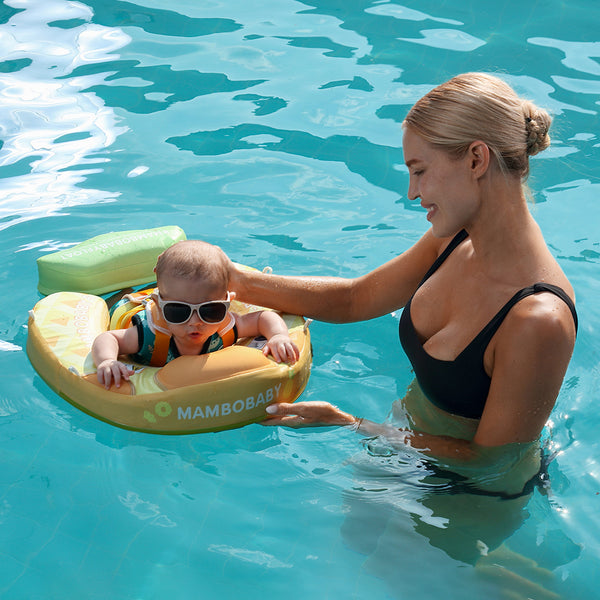 Mambobaby Air-Free Pineapple Chest Float with Flat Canopy