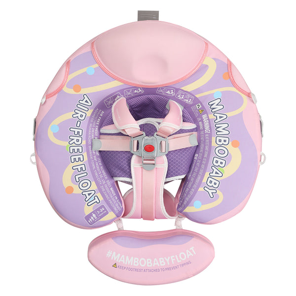 Mambobaby Air-Free Pink Donut  Chest Float with 3D Canopy