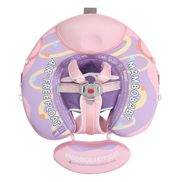 Mambobaby Air-Free Pink Donut  Chest Float with 3D Canopy
