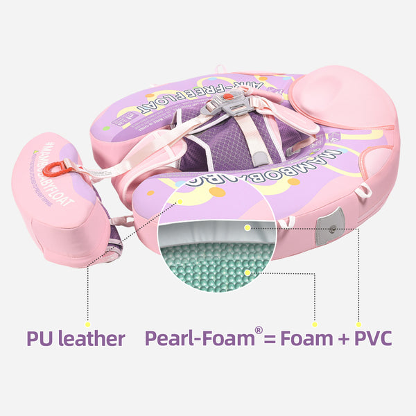 Mambobaby Air-Free Pink Donut  Chest Float with 3D Canopy