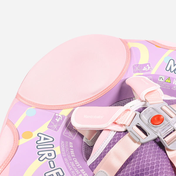 Mambobaby Air-Free Pink Donut  Chest Float with 3D Canopy