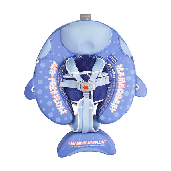 Mambobaby Air-Free Pool Float Whale Shark Chest Float with 3D Canopy