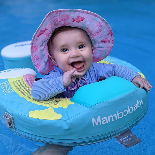 Mambobaby Air-Free Rainbow Chest Float with 3D Canopy