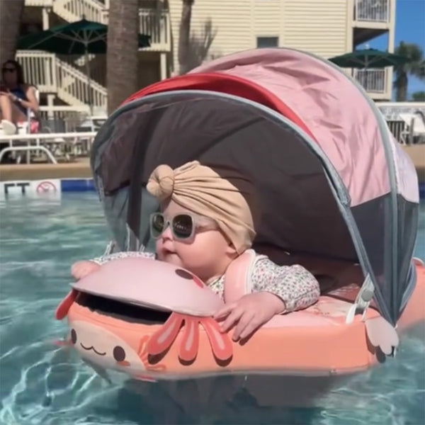 Mambobaby Air-Free Salamander Chest Float with 3D Canopy
