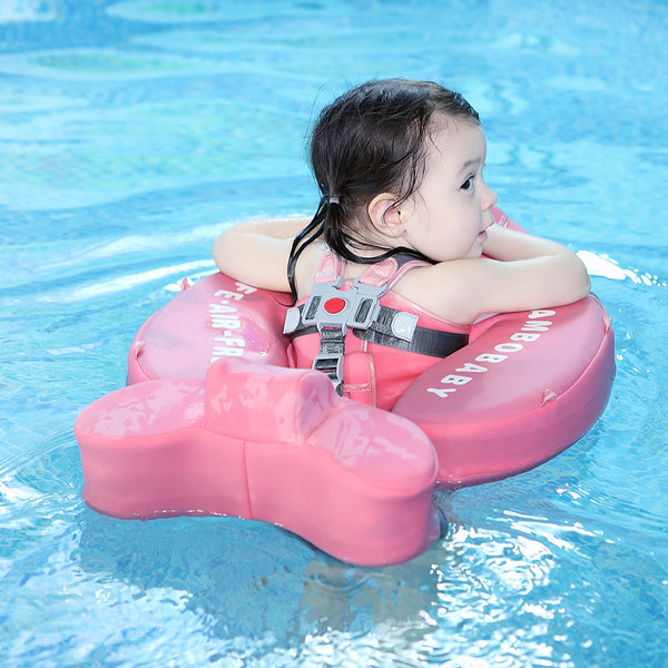 Mambobaby Air-Free Shark Chest Float with Flat Canopy