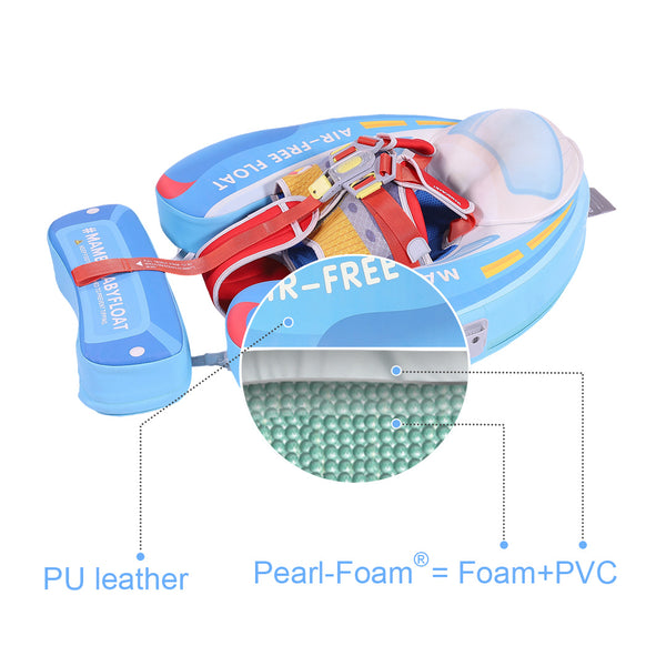 Mambobaby Air-Free Speedy Boat Buddy Chest Float with 3D Canopy