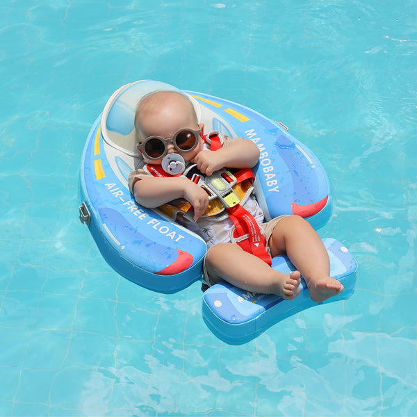 Mambobaby Air-Free Speedy Boat Buddy Chest Float with 3D Canopy
