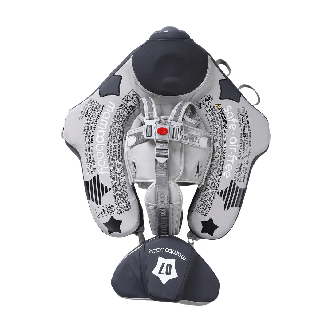 Mambobaby Air-Free Tail NO.07 Airplane Chest Float with 3D Canopy