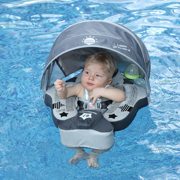 Mambobaby Air-Free Tail NO.07 Airplane Chest Float with 3D Canopy