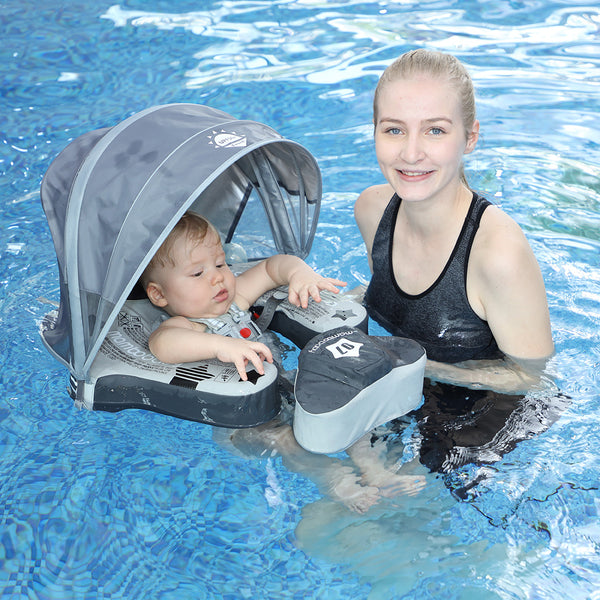 Mambobaby Air-Free Tail NO.07 Airplane Chest Float with 3D Canopy
