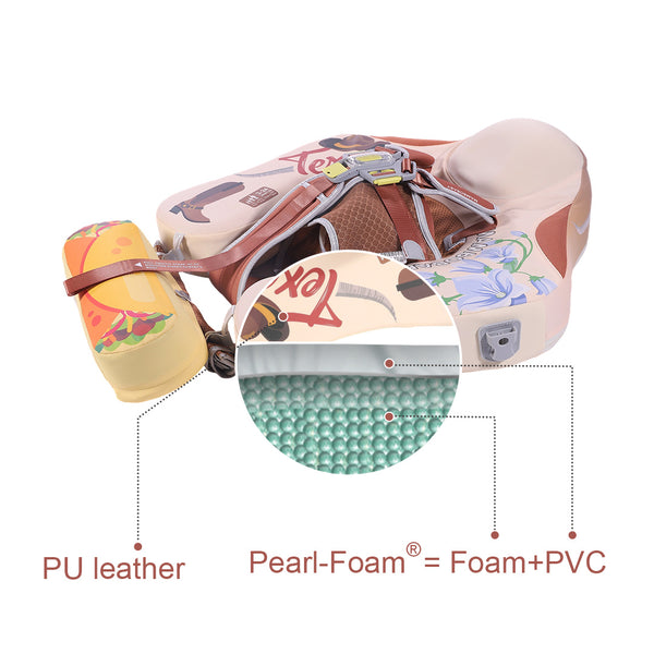 Mambobaby Air-Free Texas Chest Float with 3D Canopy