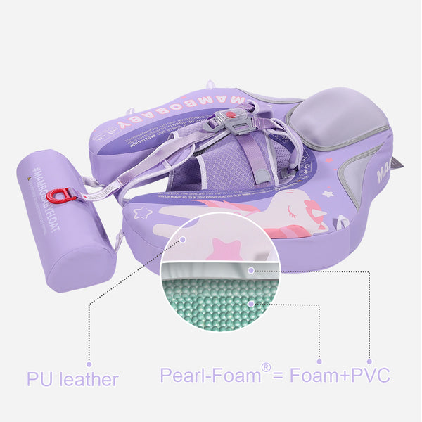 Mambobaby Air-Free Unicorn  Chest Float with Flat Canopy