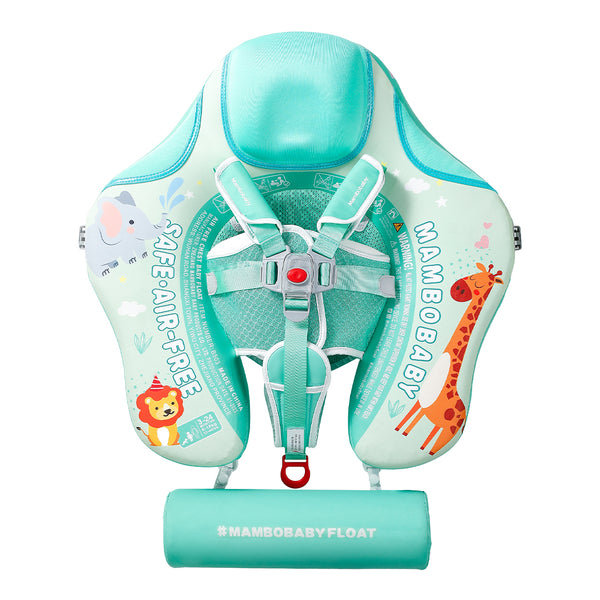 Mambobaby Air-Free Zoo Chest Float with 3D Canopy
