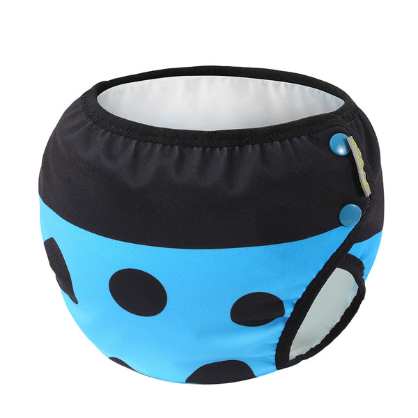 Mambobaby Baby Blue Ladybug Swimming Diaper