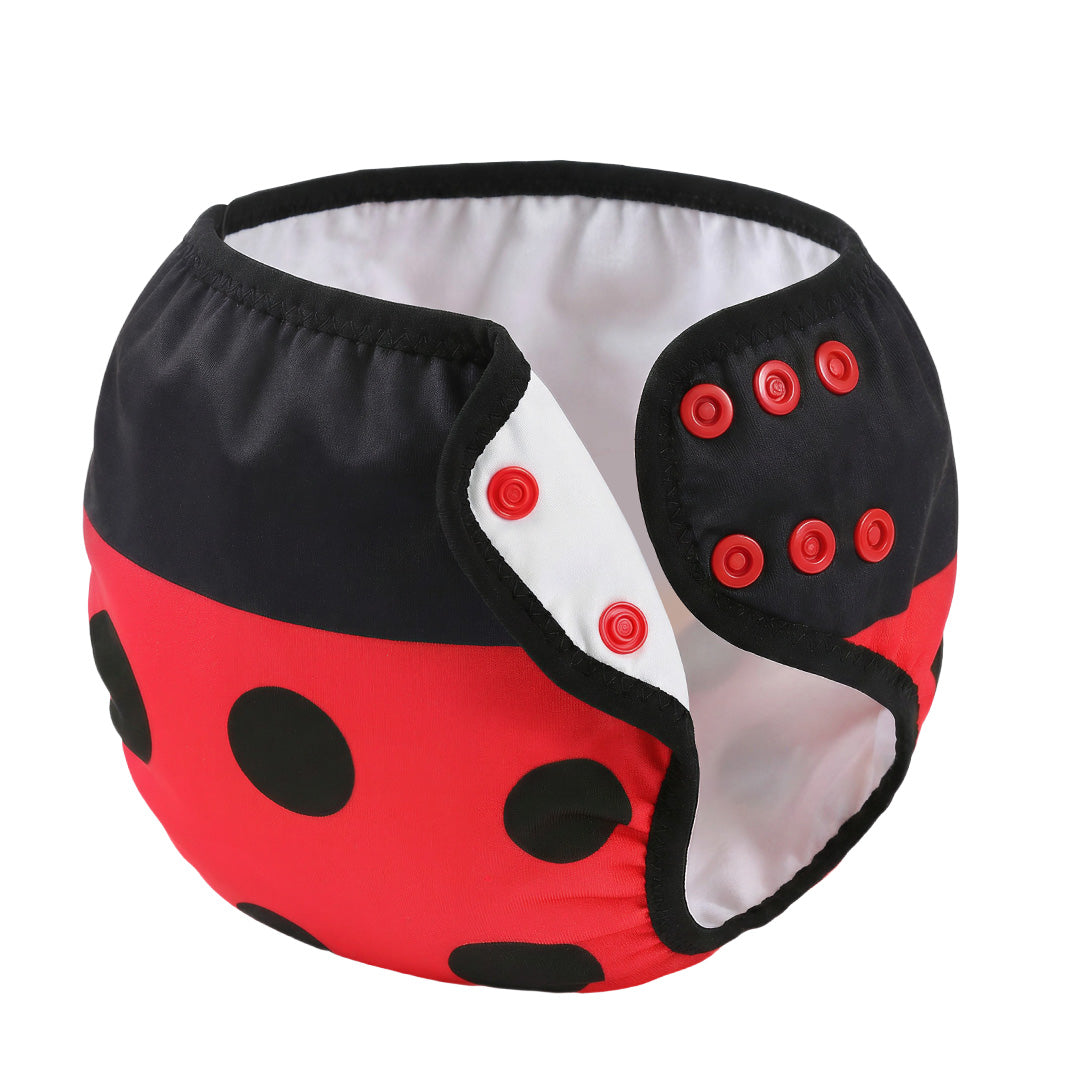 Red Ladybug Swimming Diaper