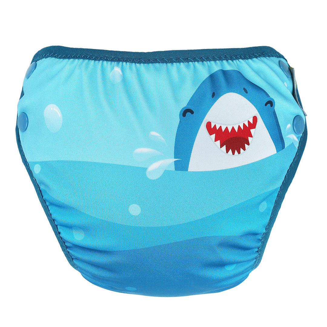 Shark Swimming Diaper