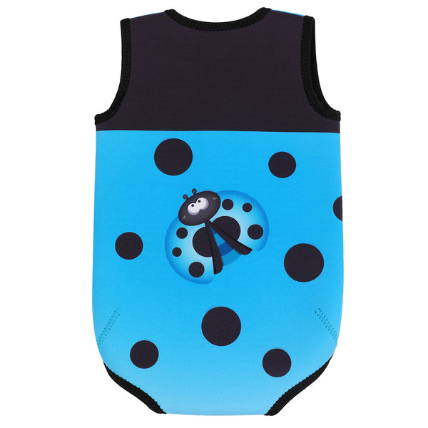 Mambobaby Baby Thermal Wetsuit-Blue Ladybug