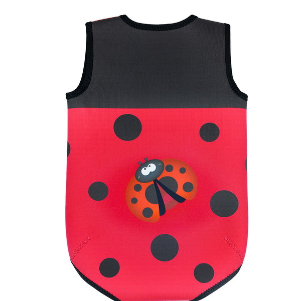 Mambobaby Baby Thermal Wetsuit-Red Ladybug