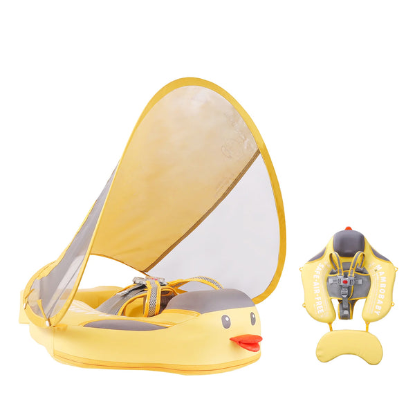 Mambobaby Pool Float Duckling with Canopy