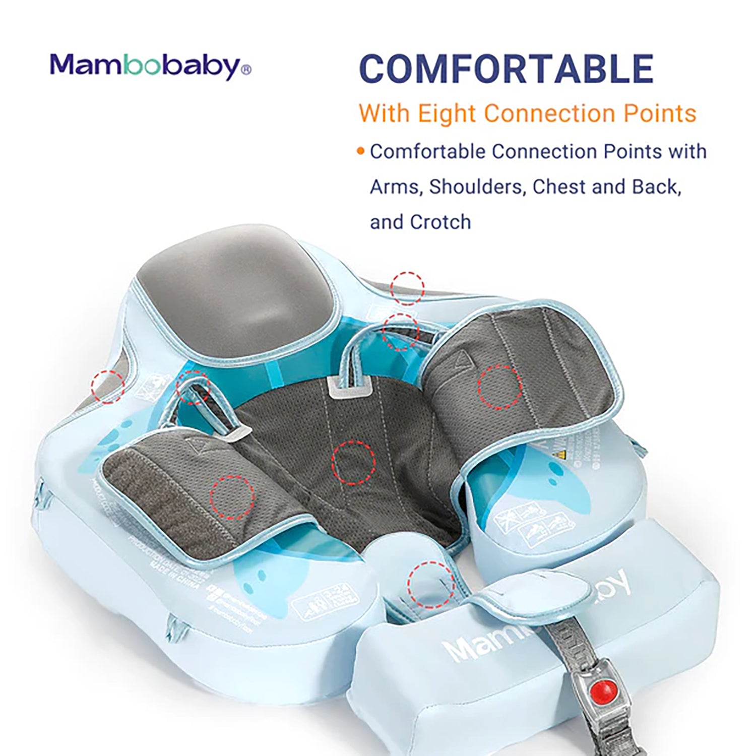 Mambobaby Pool Float with Canopy and Tail  Turtle