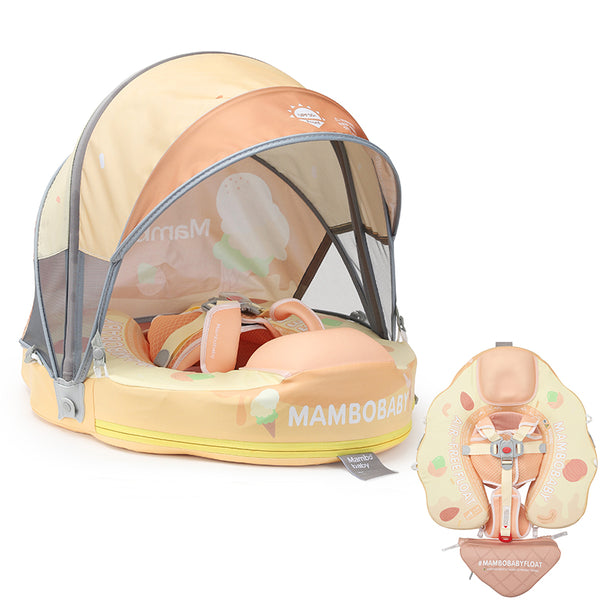Mambobaby Pool Float  ice-cream with Canopy