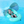 Load image into Gallery viewer, Mambobaby Self-Inflating Bule Chest Floating Bed With Flat Canopy
