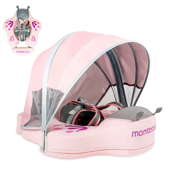 Mambobaby Air-Free Butterfly Chest Float with 3D Canopy
