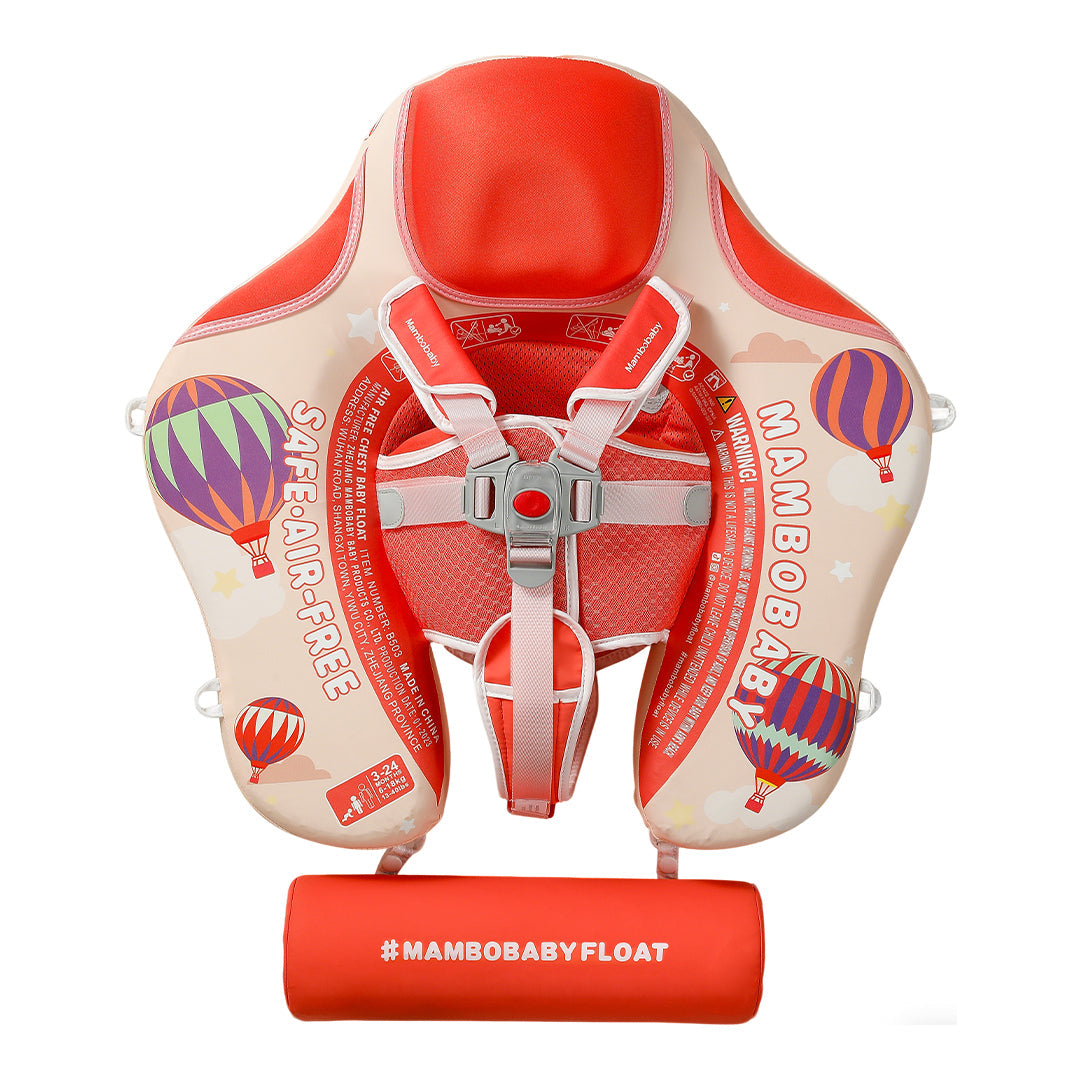 Mambobaby Air-Free Hot Air Balloon Chest Float with Flat Canopy