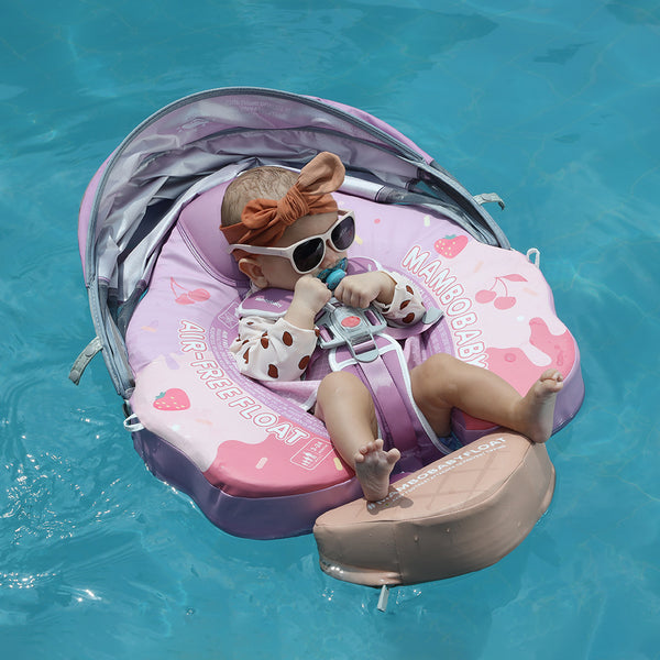 Mambobaby Air-Free Ice-cream Chest Float with 3D Canopy