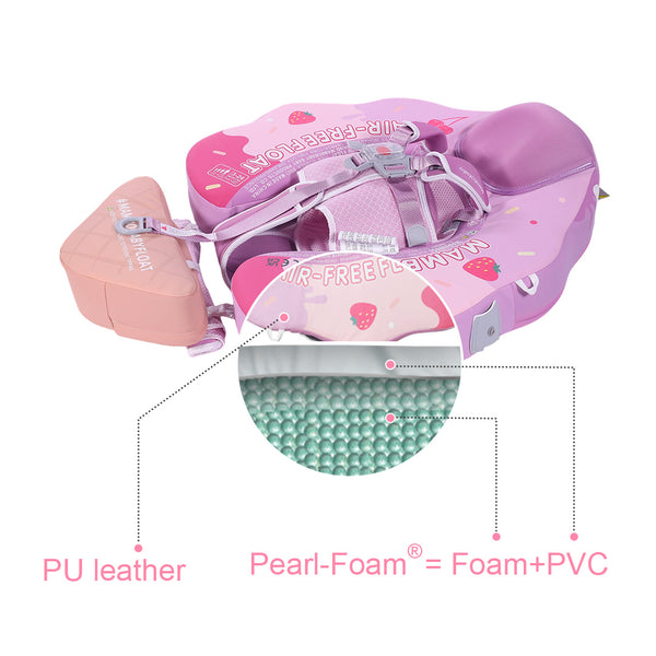 Mambobaby Air-Free Ice-cream Chest Float with 3D Canopy